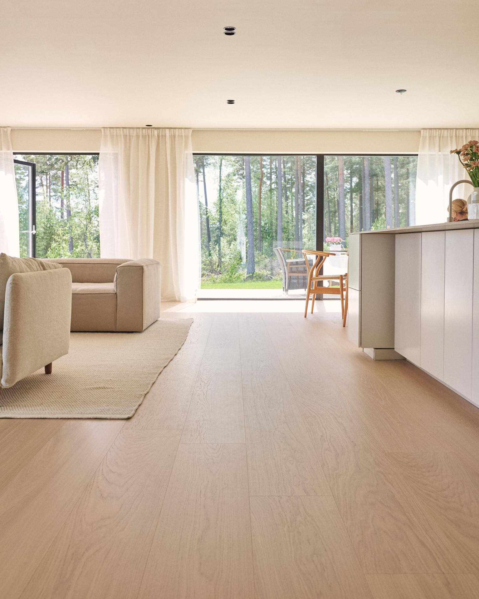 Bjelin herdet eikegulv